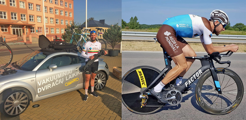 Daugkartinis Lietuvos metų dviratininkas, atstovavęs Elitinei Prancūzijos komandai „Ag2r La Mondiale“, renkasi RASSINE vakuuminius dviračių laikiklius.